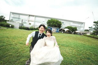 華雅苑　浅草橋店 _特選30　海を背景に撮影ＯＫ　和装スタジオ＋ドレス葛西臨海公園