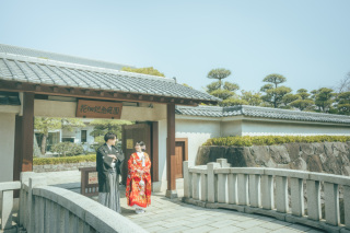 華雅苑　浅草橋本店 _【和装＆洋装】庭園＋東京駅