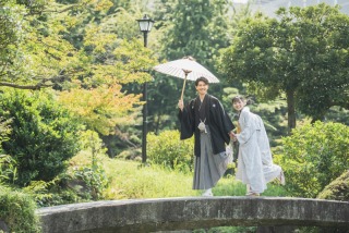 華雅苑　浅草橋店 _和装&times;ドレス（庭園＋葛西臨海公園）