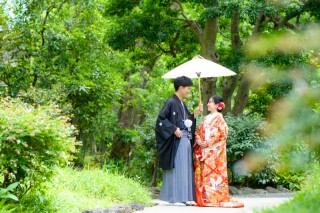 華雅苑　浅草橋店 _和装&times;ドレス（庭園＋葛西臨海公園）