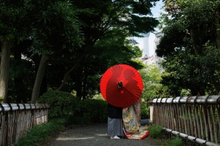 華雅苑　浅草橋店 _和装&times;ドレス（庭園＋葛西臨海公園）