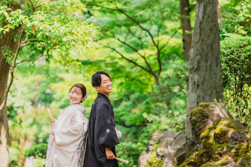 華雅苑　浅草橋本店 _庭園で撮影できる