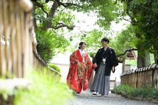 華雅苑　浅草橋店 _和装&times;ドレス（庭園＋葛西臨海公園）