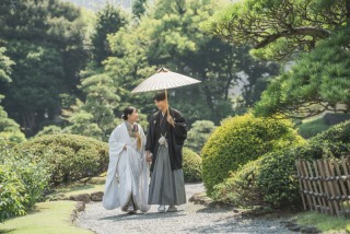 華雅苑　浅草橋店 _和装&times;ドレス（庭園＋葛西臨海公園）