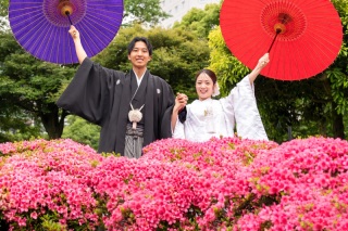 華雅苑　浅草橋本店 _【5月～6月】旧安田庭園　5月はつつじ　5月下旬から紫陽花