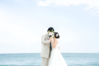 華雅苑　浅草橋本店 _【洋装フォト】海ロケーション