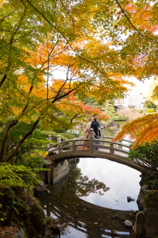 華雅苑　浅草橋店 _【紅葉】色々な庭園