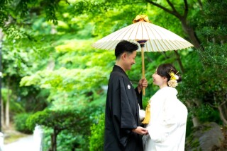 華雅苑　浅草橋店 _和装&times;ドレス（庭園＋葛西臨海公園）