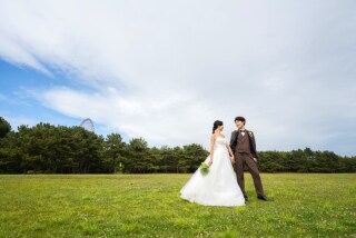 華雅苑　浅草橋店 _和装&times;ドレス（庭園＋葛西臨海公園）