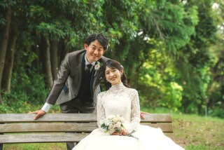 華雅苑　浅草橋店 _和装&times;ドレス（庭園＋葛西臨海公園）