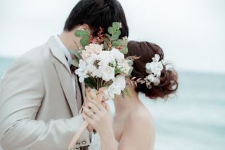 華雅苑　浅草橋本店 _【洋装フォト】海ロケーション