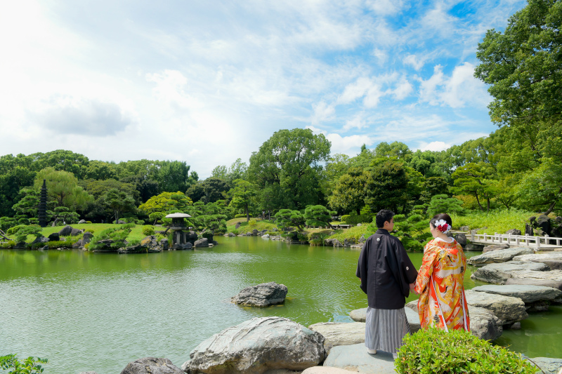 華雅苑　浅草橋本店 _庭園で撮影できる