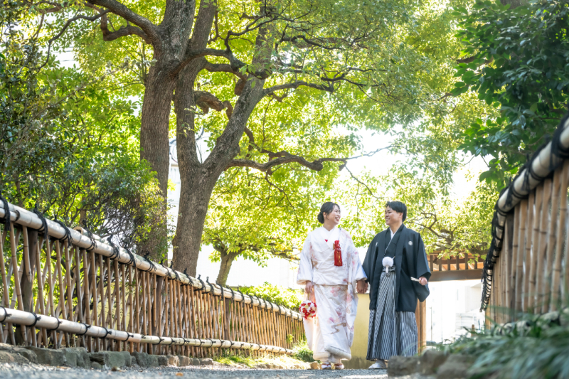 【2/15までの平日限定】早割22,000円OFF価格✨　旧安田庭園で撮影♡『壱点プラン』　和装1着／データ130枚納品