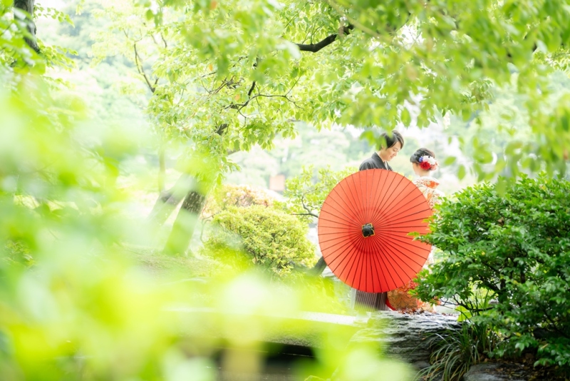 【6/16~30】5大特典付き!和装弐点プラン(旧安田庭園+スタジオ) 新婦様和装2着