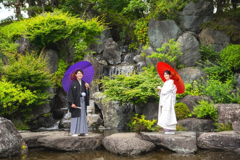 【7/1~10限定割引＊税込108,000円】旧安田庭園+葛西臨海公園✨ 和洋各1着／データ210枚／ウェルカムボード付き