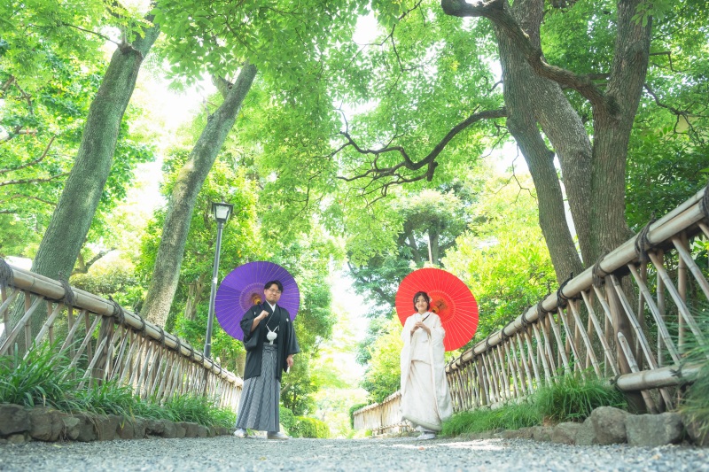 【7/1~9/6】特典付き!サマーキャンペーン✨旧安田庭園+東京駅♡『和洋弐点プラン』衣装各2着/データ210枚納品