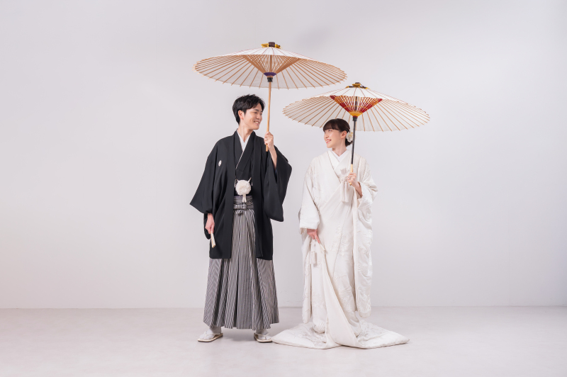 【6/16~30】5大特典付き!和装弐点プラン(旧安田庭園+スタジオ) 新婦様和装2着