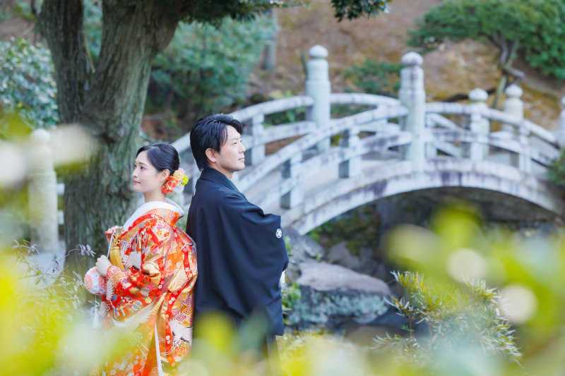 【2/15までの平日限定】早割22,000円OFF価格✨　旧安田庭園で撮影♡『壱点プラン』　和装1着／データ130枚納品