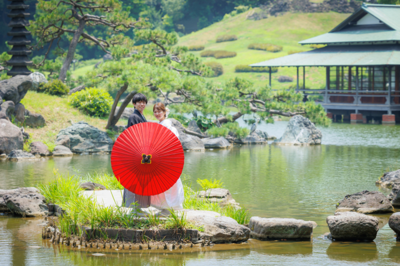 【7/14、15、16、21限定割・98,000円】清澄庭園+葛西臨海公園✨ 和洋各1着/データ210枚/ウェルカムボード付き