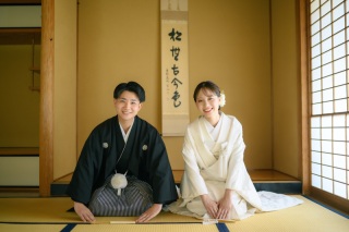 【10月土日祝限定＊合計99,000円】花畑記念庭園＋茶室+スタジオで撮影『弐点プラン』　撮影データ230枚納品・和装2着