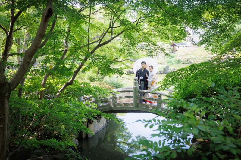 【7/1~9/6】特典付き!サマーキャンペーン✨旧安田庭園で撮影♡『和装壱点プラン』 データ130枚