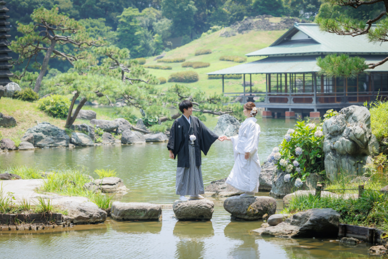 【2/15までの平日限定】早割22,000円OFF価格✨　清澄庭園＋スタジオ撮影♡『弐点プラン』　和装2着／データ230枚納品