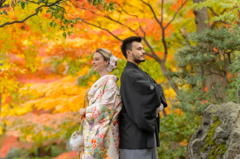 紅葉11月下旬～12月上旬　和装壱点プラン　平日120,000円　土日祝料金22,000円➡11,000円