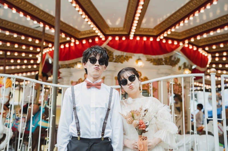 【平日限定*税込14万円】和洋プラン✨ スタジオ(和装)×浅草花やしき(洋装)/和洋各1着+データ210枚+新婦ヘア&メイク込