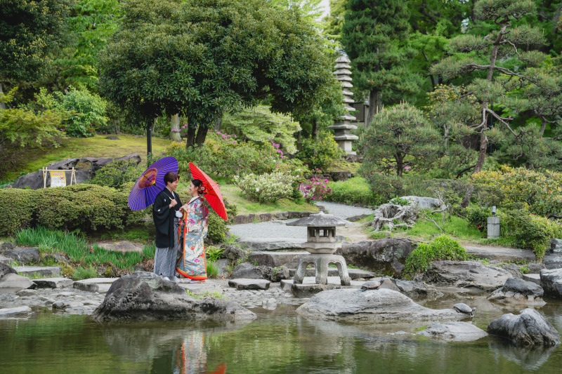 【6月限定】6大特典付き！紫陽花キャンペーン✨旧安田庭園＋東京駅♡『和洋弐点プラン』衣装各２着／データ210枚納品