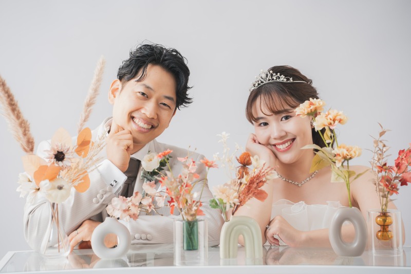 【平日・４月限定】ロケ&times;スタ和洋プラン✨旧安田庭園（和）&times;スタジオ（洋）和洋各1着／データ150枚／新婦ヘアメイク込