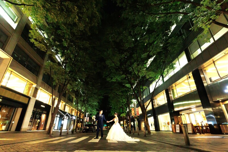 【6月限定】紫陽花CP・ウェルカムボード付き✨旧安田庭園＋東京駅♡『和洋弐点プラン』衣装各２着／データ210枚納品