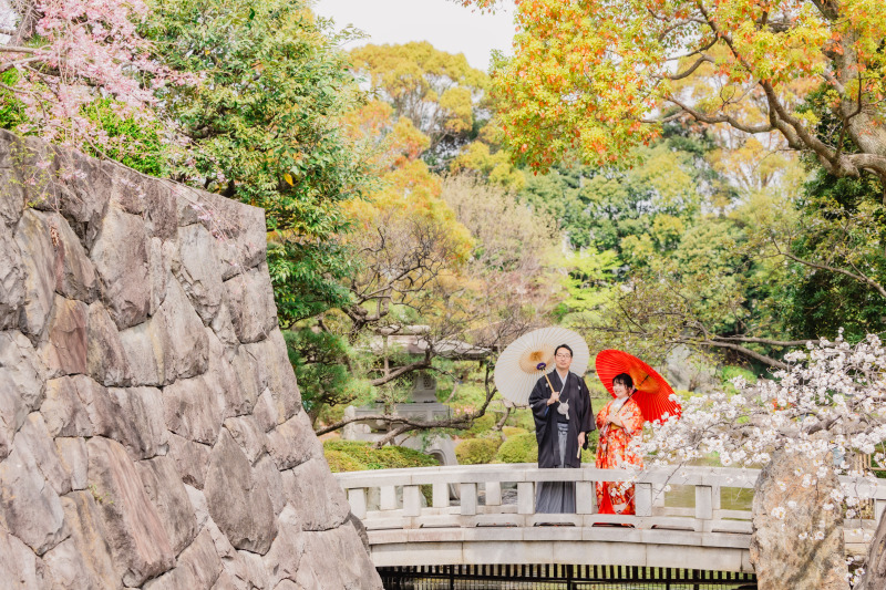 【3/26～4/10】さくらと撮れる✨花畑記念庭園で撮影♡『壱点プラン』　和装1着／データ130枚納品