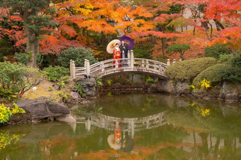 紅葉11月下旬～12月上旬　和装弐点プラン　平日130,000円　土日祝料金22,000円➡11,000円