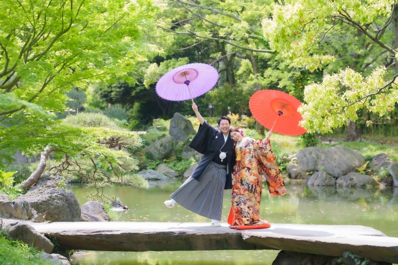 【7/1~8/16】特典付き!サマーキャンペーン✨旧安田庭園で撮影♡『壱点プラン』