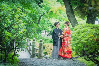 早割★2万円OFF価格【9/8～9/30までの撮影】庭園＋スタジオで撮影♡『弐点プラン』　和装2着／データ230枚納品
