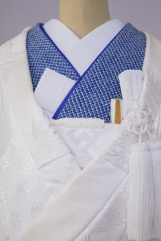 色掛下 C:絞りブルー