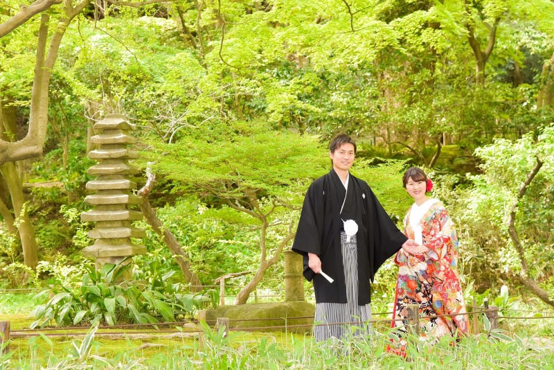 青々とした緑のなか