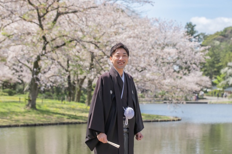 ご新郎様のソロショット