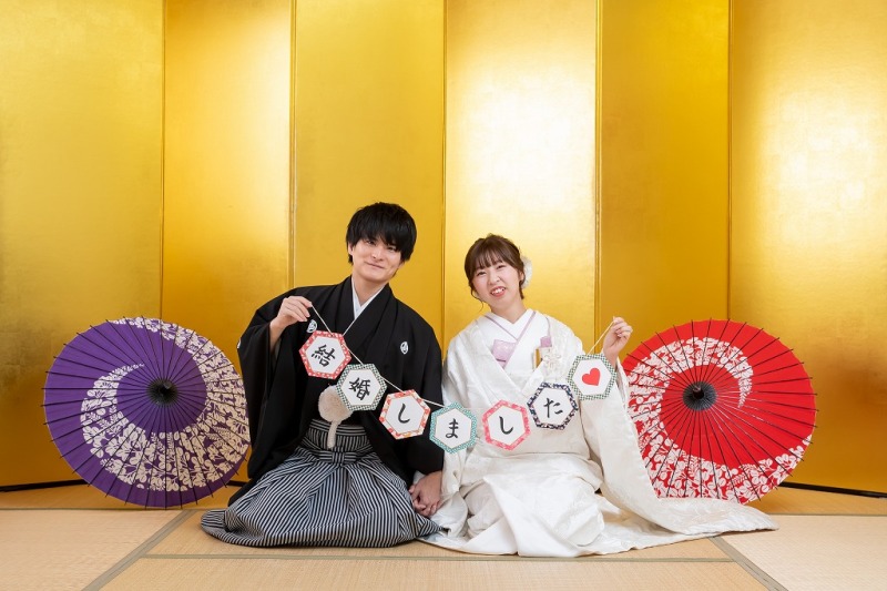 金屏風&ガーランド