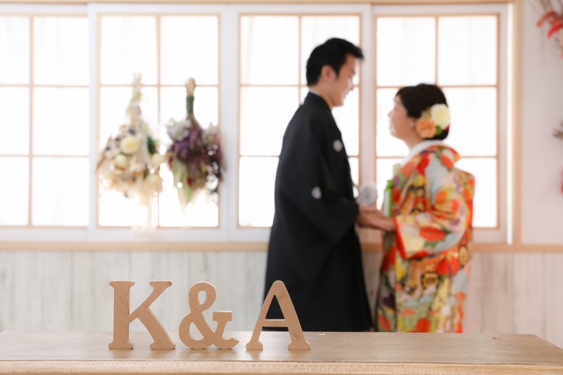 イニシャルと一緒に