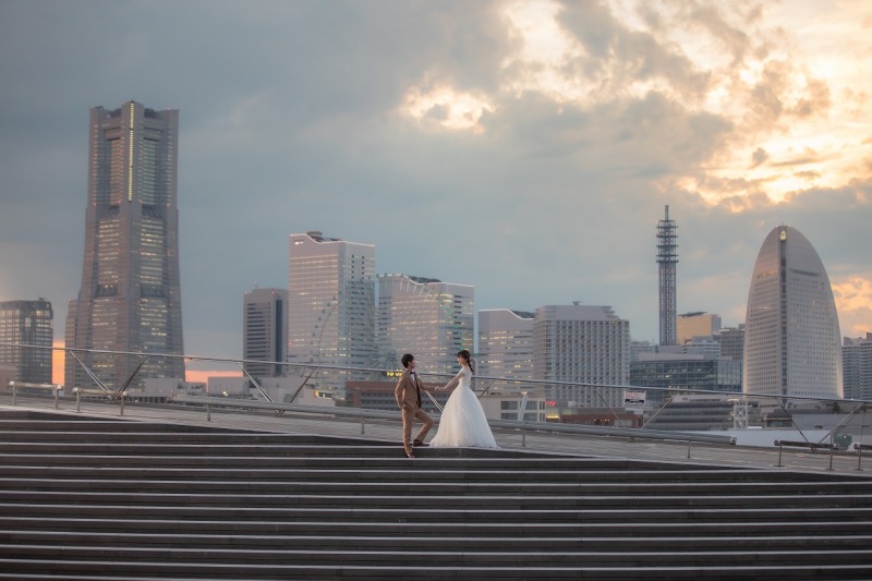 大さん橋を一望