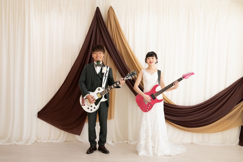 無料で希望のギターが持ち込めて撮影ができてよかったです！