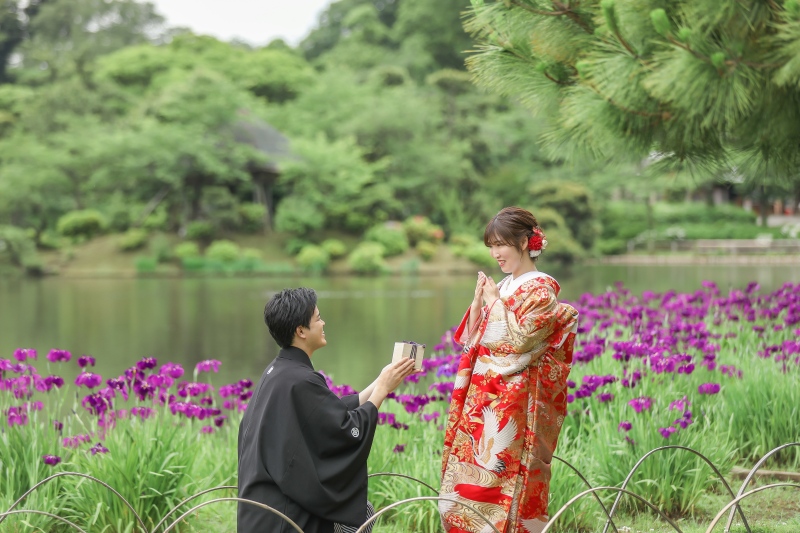 プロポーズを写真に