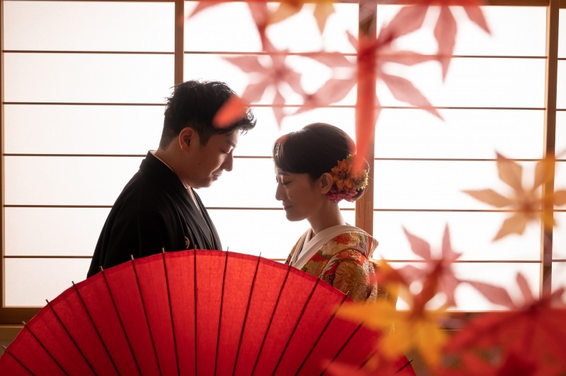 もみじを使って