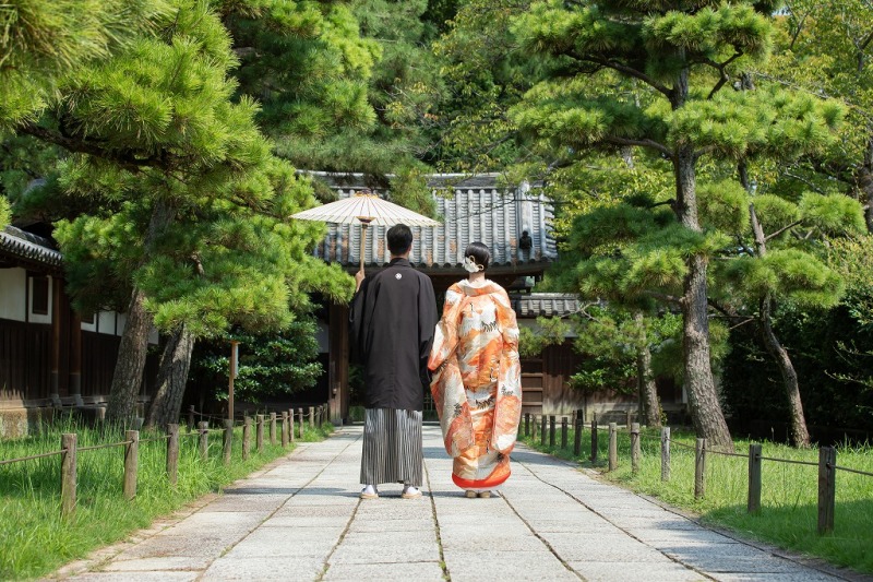 御門の通りで