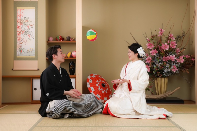 紙風船で遊んでみました☆ミ