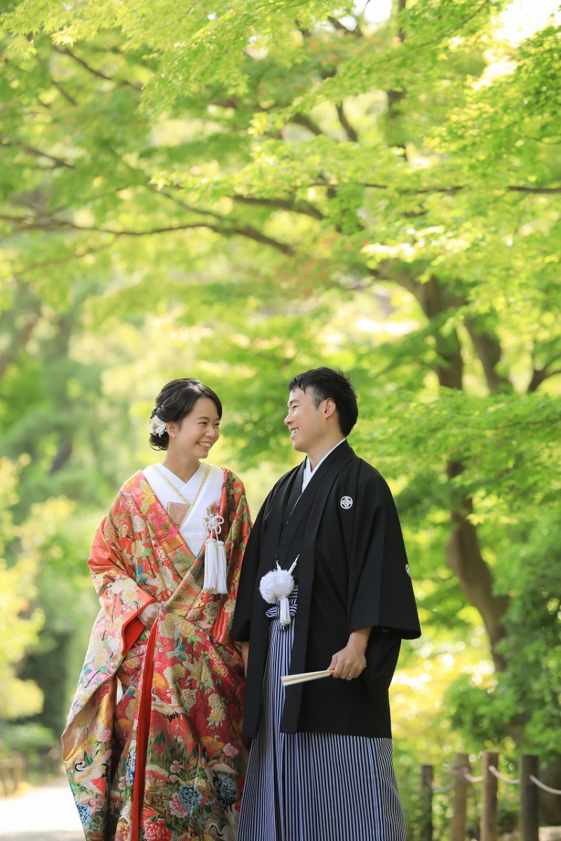 新緑が本当にきれいですね