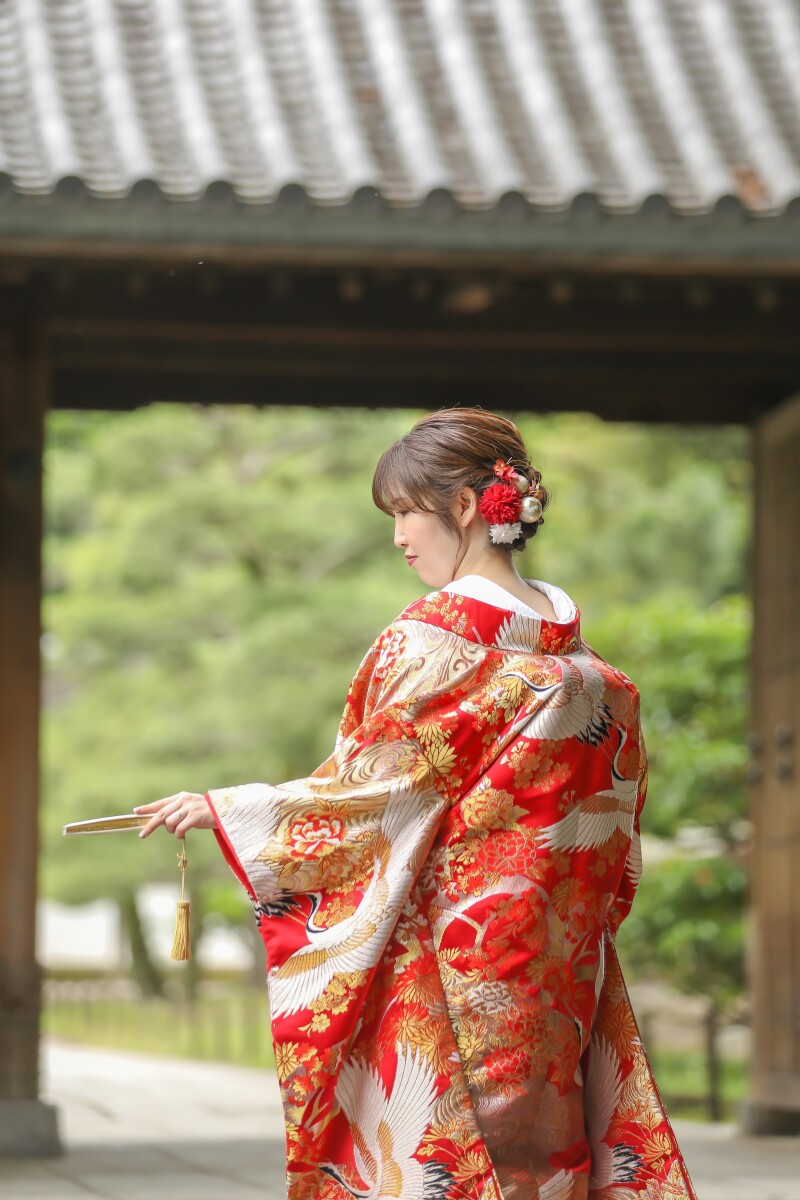 後ろ姿も美しい