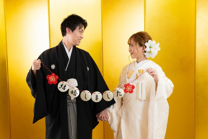 梅が可愛いガーランド