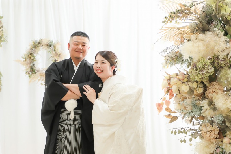 洋花で和洋折衷!